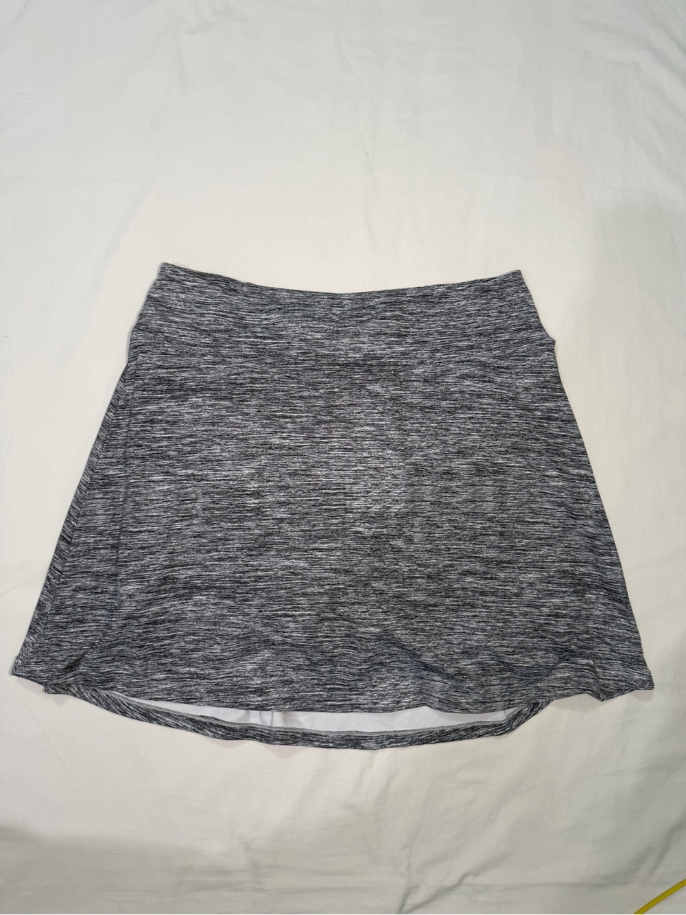 Women's Heather Gray Athletic Skort Non-slip shorts with pocket XL